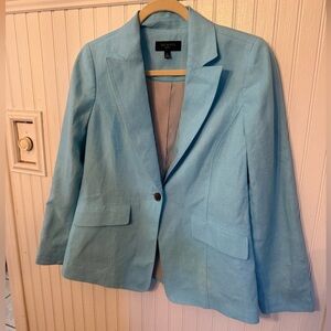 Talbots Classic Linen Blazer 6P